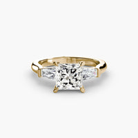 Thumbnail for Three-Stone Ring (Baguette Side Stones)
