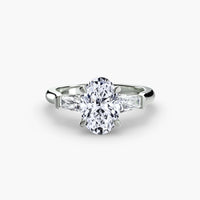 Thumbnail for Three-Stone Ring (Baguette Side Stones)