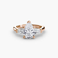 Thumbnail for Three-Stone Ring (Baguette Side Stones)