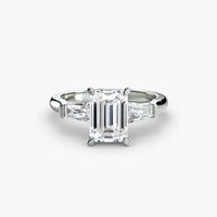 Thumbnail for Three-Stone Ring (Baguette Side Stones)