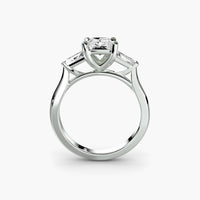 Thumbnail for Three-Stone Ring (Baguette Side Stones) 2