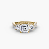Thumbnail for Three-Stone with Pavé Band 2