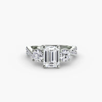 Thumbnail for Three-Stone with Pavé Band 2