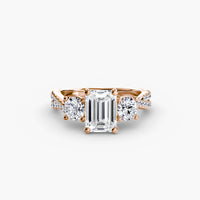Thumbnail for Three-Stone with Pavé Band 2