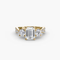 Thumbnail for Three-Stone with Pavé Band 2