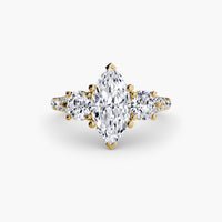 Thumbnail for Three-Stone with Pavé Band 3
