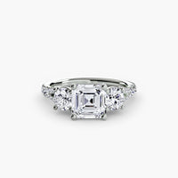 Thumbnail for Three-Stone with Pavé Band 3