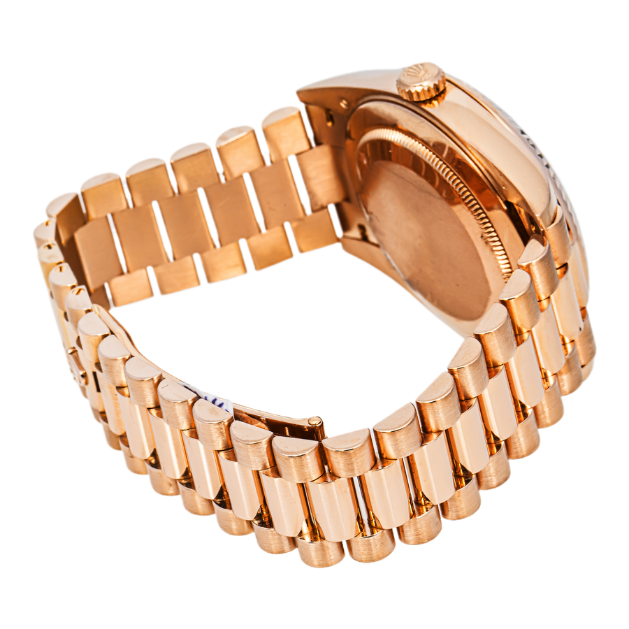 2019 40MM Rolex Day-Date Rose Gold Sundust Dial