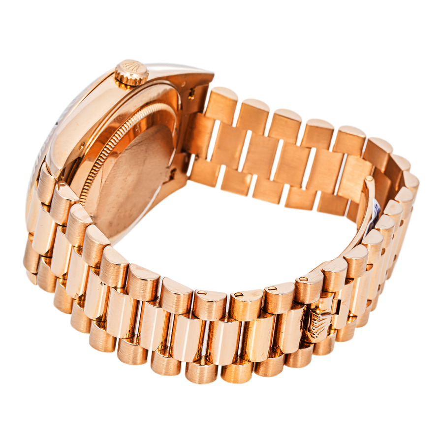 2019 40MM Rolex Day-Date Rose Gold Sundust Dial