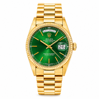 Thumbnail for 36MM Rolex Day-Date Yellow Gold Green Dial