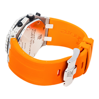 Thumbnail for Audemars Piguet Royal Oak Offshore Diamond Chronograph Orange Rubber Strap