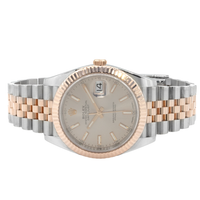 Thumbnail for Rolex Datejust 41 stainless Steel and Rose Gold Jubilee Sundust Index Dial Watch 126331
