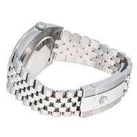 Thumbnail for Rolex Datejust 41 Stainless Steel Mint Green Dial Smooth Bezel Jubilee Bracelet