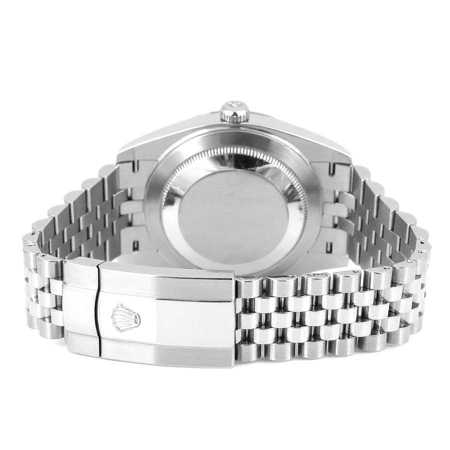 Rolex Datejust 41 Steel & White Gold Mint Green Dial Jubilee Bracelet