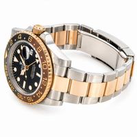Thumbnail for Rolex GMT-Master II Two-Tone Steel & Everose Gold Root Beer Black Dial Oyster Bracelet