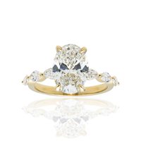 Thumbnail for 18K Gold Lab Diamond Engagement Ring ENG0150