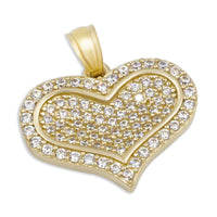 Thumbnail for 10k Double Heart Pendant