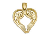 Thumbnail for 10k Heart Wing Pendant