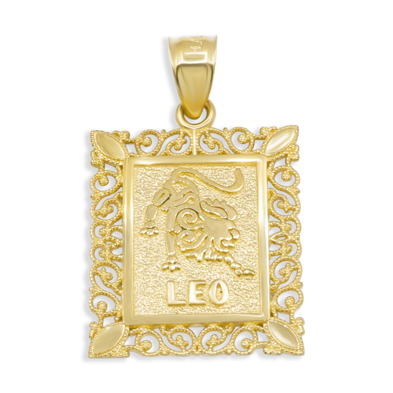 10k Leo Horoscope Pendant