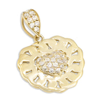 Thumbnail for 10k Mini Cuban Heart Pendant