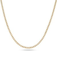 Thumbnail for 14k 4 Prong Tennis Necklaces 9.40ctw