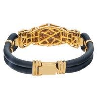 Thumbnail for 14k Diamond Prism Rubber Bracelet 5.50ctw