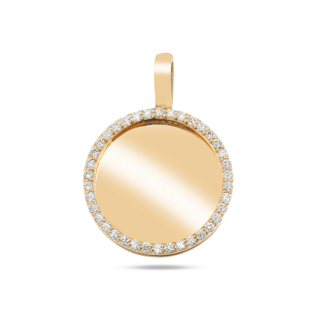 14k Mini Memory Pendant 0.36ctw