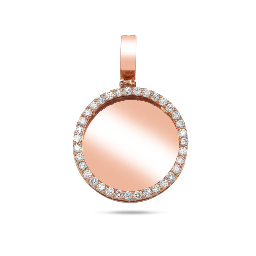 14k Mini Memory Pendant 1.1ctw