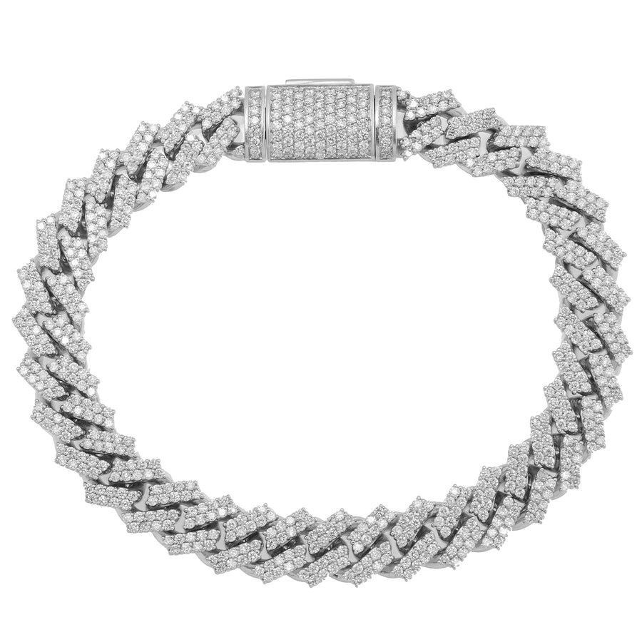 14k Prong Cuban Bracelet
