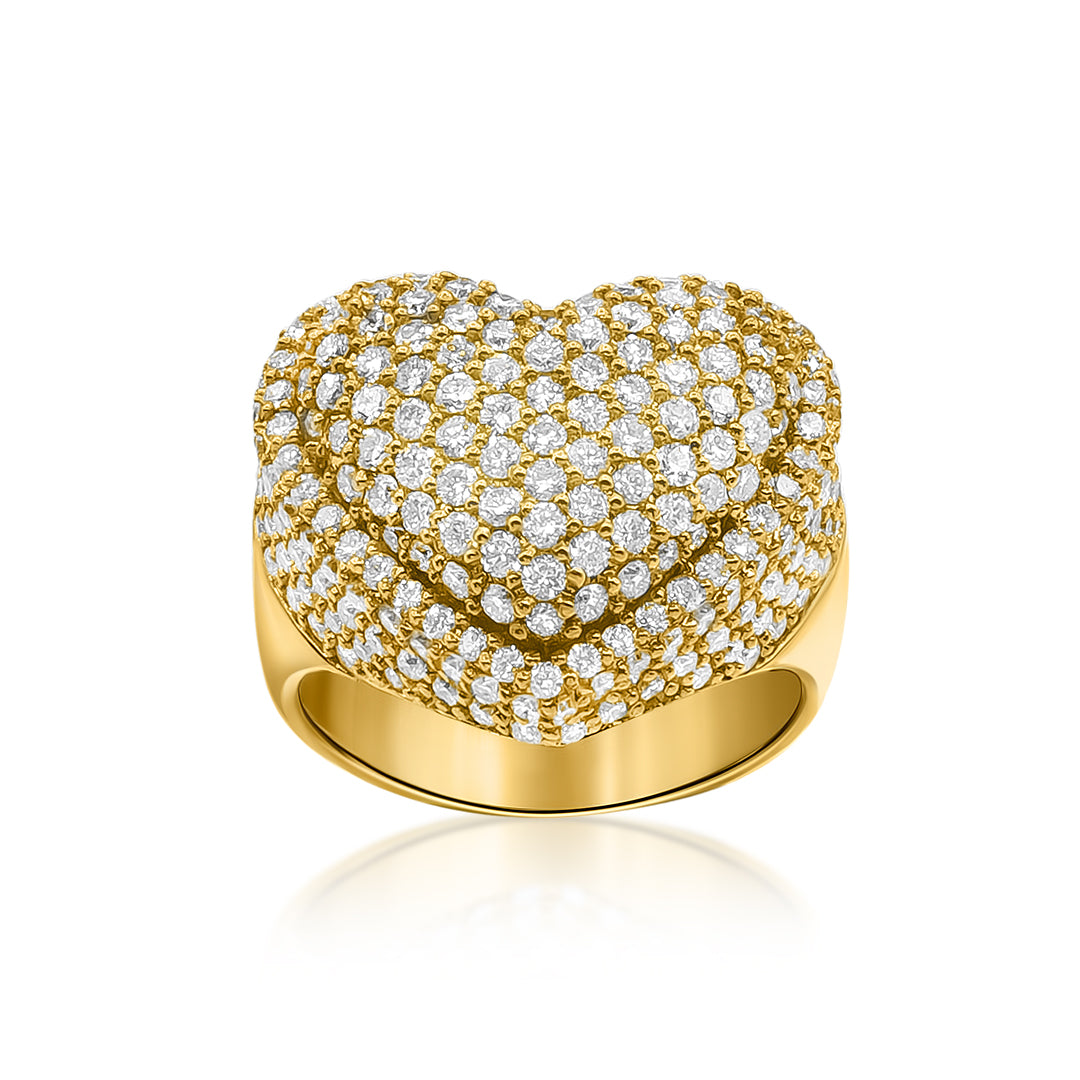 Key Rings Gold Heart Gold Hearts Ring