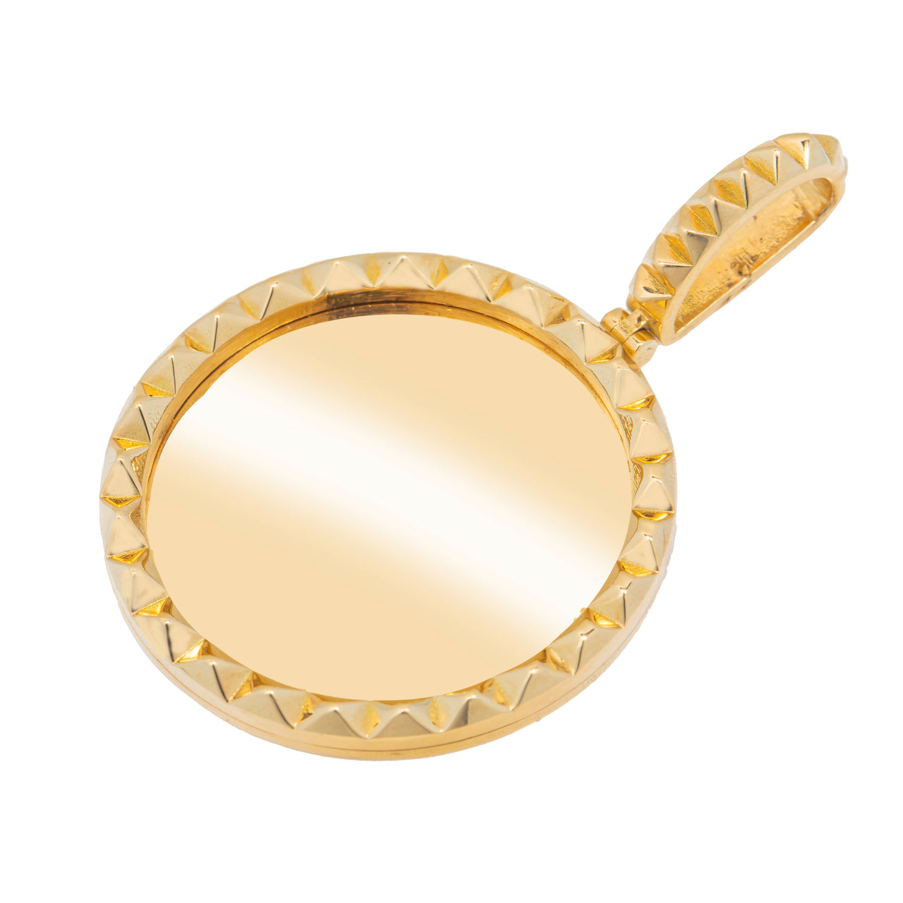 14k Yellow Gold Memory Pendant