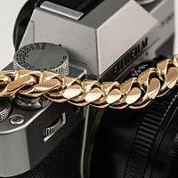 Thumbnail for 14k Yellow Gold Cuban Link Bracelet 13 mm