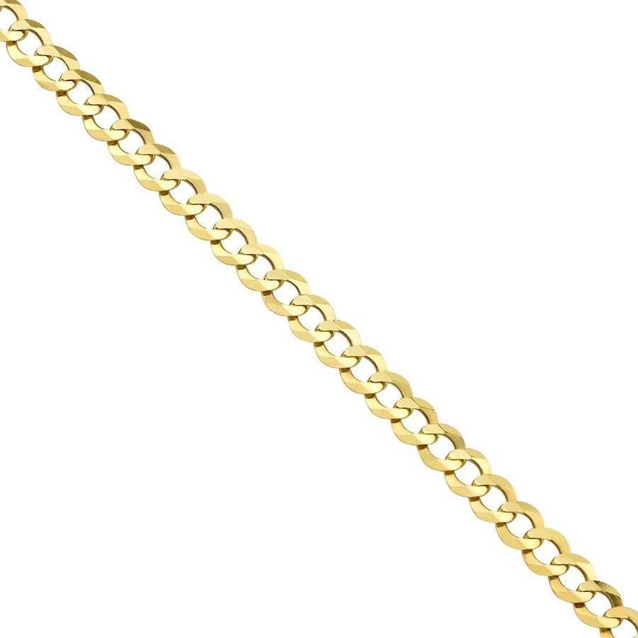 14k Yellow Gold Curb Link Bracelet 5.5 mm