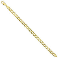 Thumbnail for 14k Yellow Gold Curb Link Bracelet 8 mm