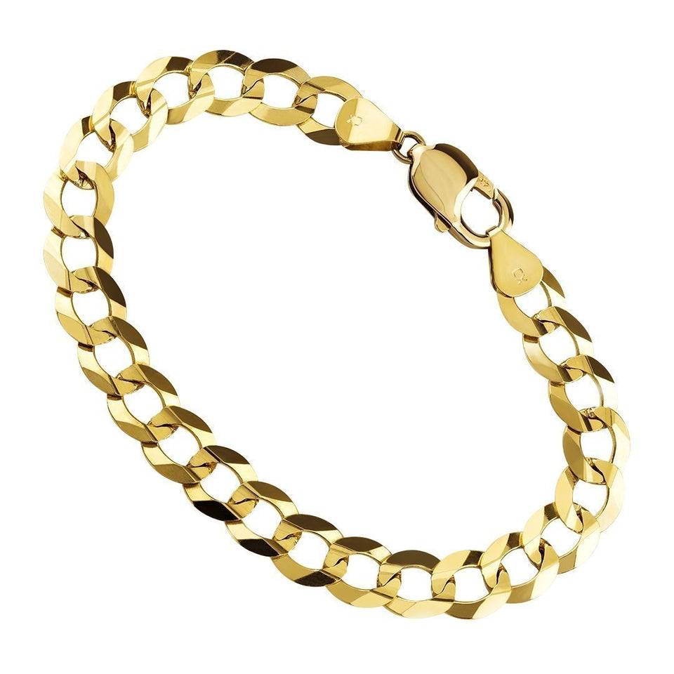Thick 18K White/Yellow Gold Filled Crystal Studded Luxury Hip Hop Men's  Bracelet | eBay