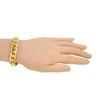 Thumbnail for 18K Yellow Gold Cuban Bracelet 15.5 mm