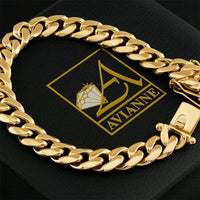 Thumbnail for 18K Yellow Gold Miami CUBAN LINK BRACELET 11 mm