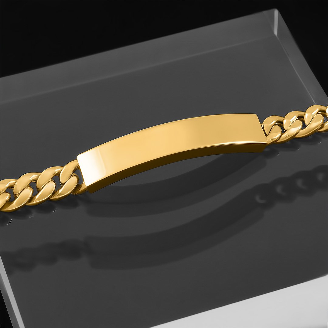 14K Gold Chain Name Bracelet 6