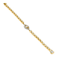 Thumbnail for 14k Yellow Gold Diamond Eye Bracelet 6.71 Ctw