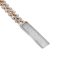 Thumbnail for 14k Gold Diamond Two Tone Avianne Link Bracelet 8.24 Ctw