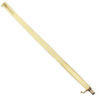 Thumbnail for Herringbone Link Bracelet in 14k Yellow Gold