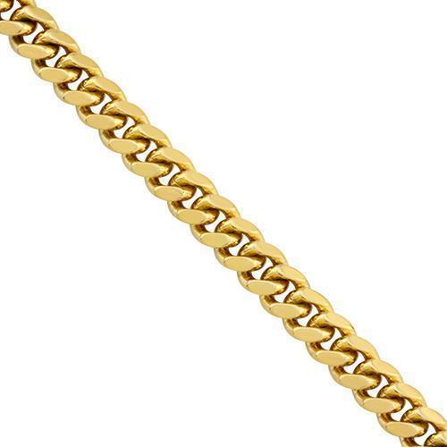 4.5mm - 6.5mm 14k Figarope Solid Yellow Gold Bracelet | Uverly - UVERLY