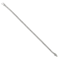 Thumbnail for Silver Cubic Zirconia Stones Tennis Bracelet 9 Ctw 4 mm