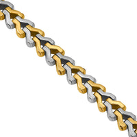 Thumbnail for Pulsera de eslabones Avianne de dos tonos con diamantes en oro de 18 k de 2,75 quilates