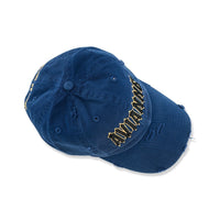 Thumbnail for Avianne Blue Distressed Cap