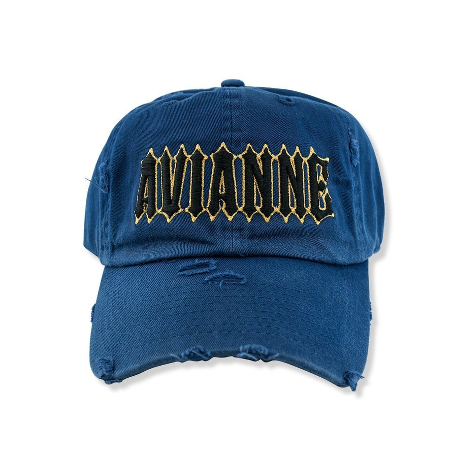 Avianne Blue Distressed Cap