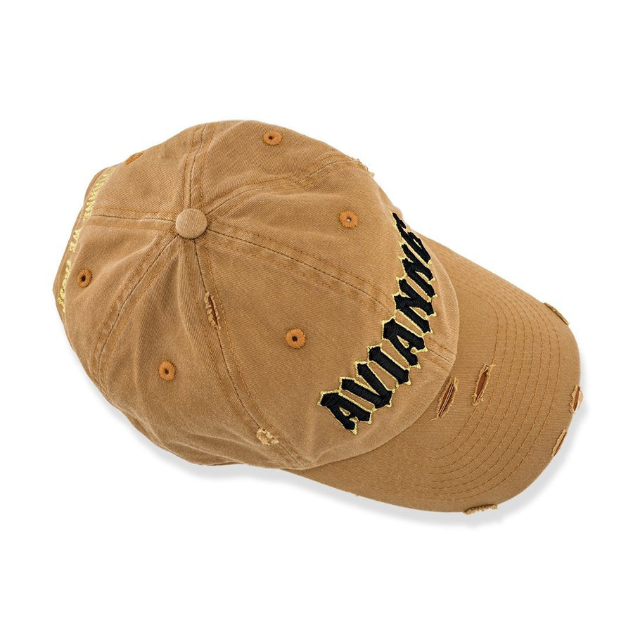 Avianne Brown Distressed Cap
