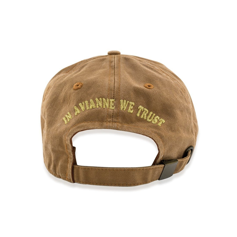 Avianne Brown Distressed Cap