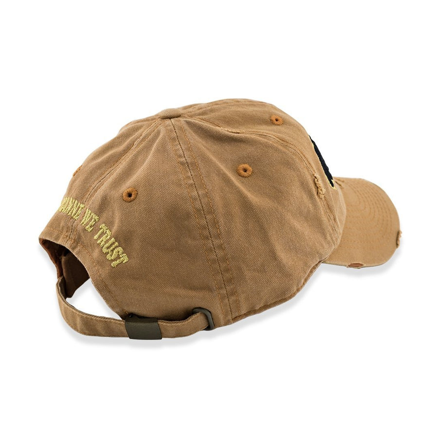 Avianne Brown Distressed Cap