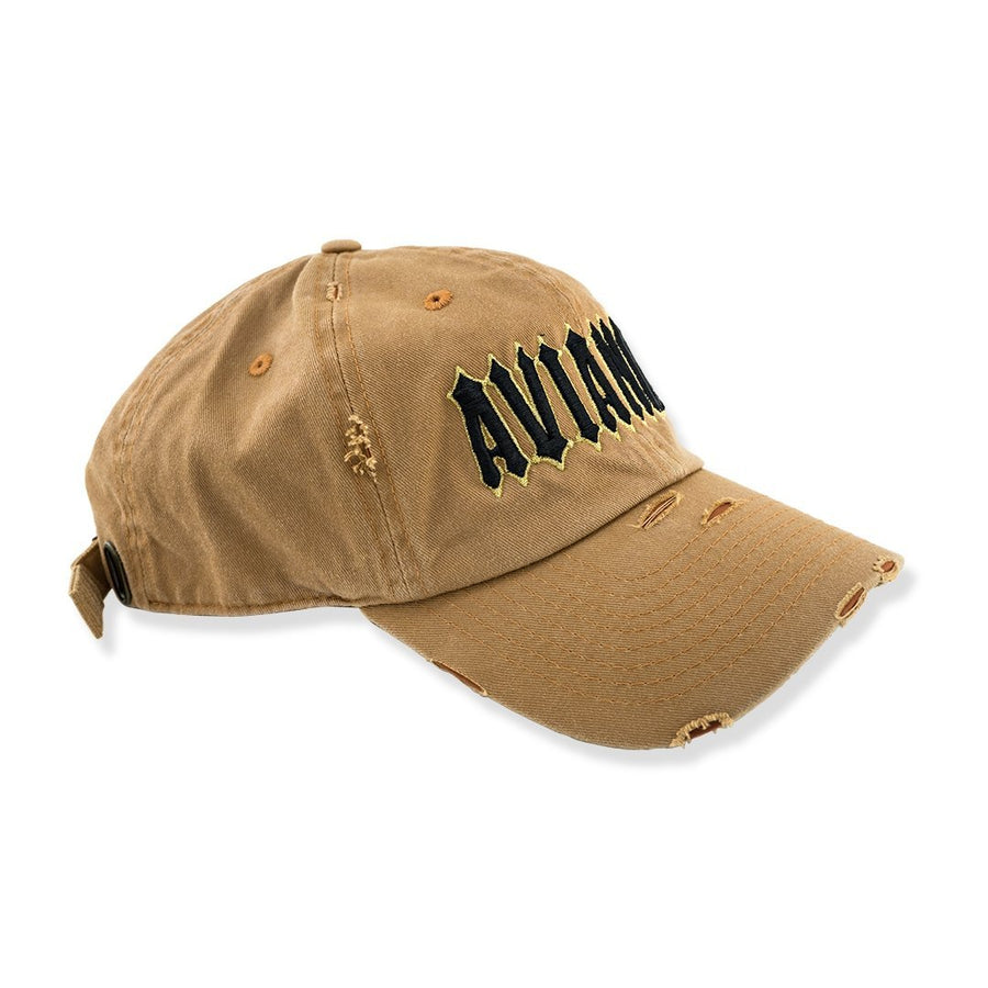 Avianne Brown Distressed Cap